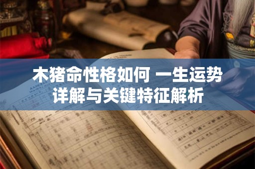 木猪命性格如何 一生运势详解与关键特征解析