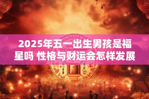 2025年五一出生男孩是福星吗 性格与财运会怎样发展
