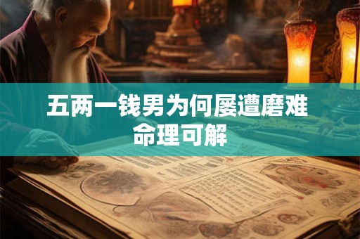 五两一钱男为何屡遭磨难 命理可解