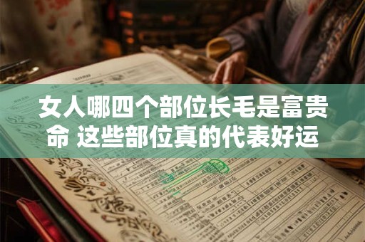 女人哪四个部位长毛是富贵命 这些部位真的代表好运吗