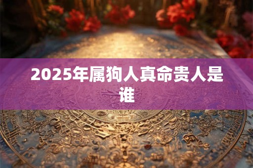 2025年属狗人真命贵人是谁