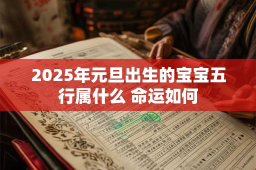 2025年元旦出生的宝宝五行属什么 命运如何