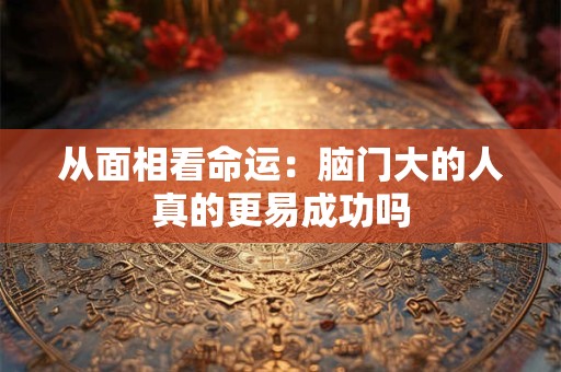 详细阅读:从面相看命运:脑门大的人真的更易成功吗 从面相看命运:脑门大的人真的更易成功吗