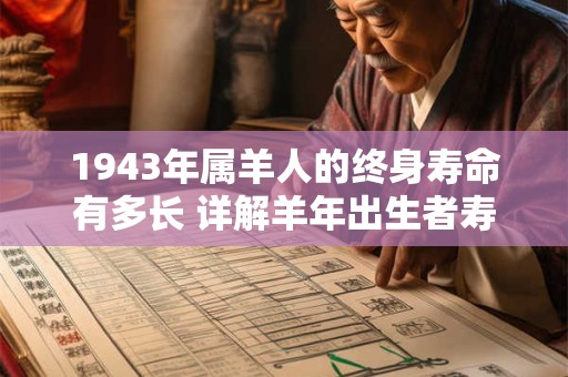 1943年属羊人的终身寿命有多长 详解羊年出生者寿数