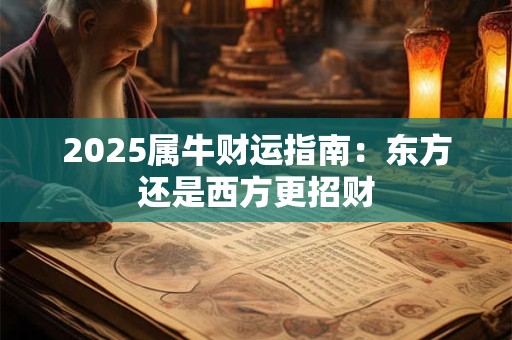 2025属牛财运指南：东方还是西方更招财