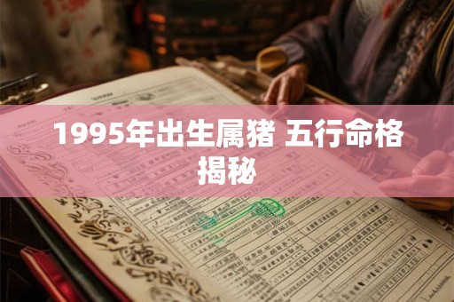 1995年出生属猪 五行命格揭秘