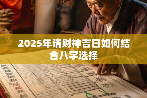 2025年请财神吉日如何结合八字选择