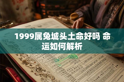 1999属兔城头土命好吗 命运如何解析