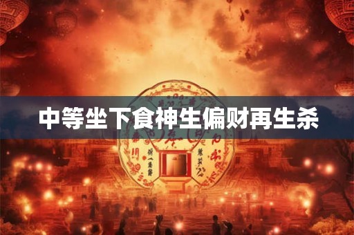 中等坐下食神生偏财再生杀