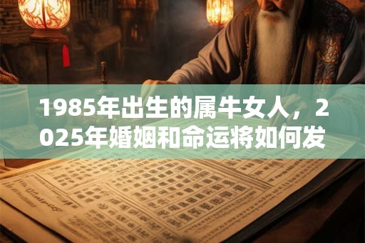 1985年出生的属牛女人，2025年婚姻和命运将如何发展