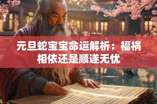 元旦蛇宝宝命运解析：福祸相依还是顺遂无忧