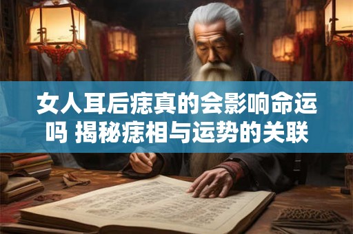 女人耳后痣真的会影响命运吗 揭秘痣相与运势的关联