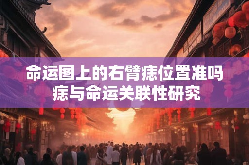 命运图上的右臂痣位置准吗 痣与命运关联性研究