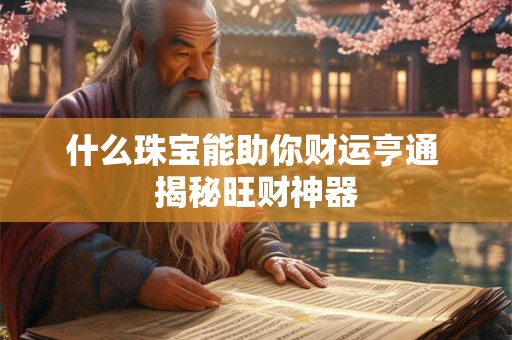什么珠宝能助你财运亨通 揭秘旺财神器