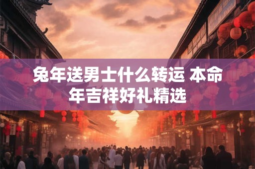 兔年送男士什么转运 本命年吉祥好礼精选