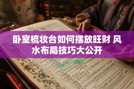 卧室梳妆台如何摆放旺财 风水布局技巧大公开