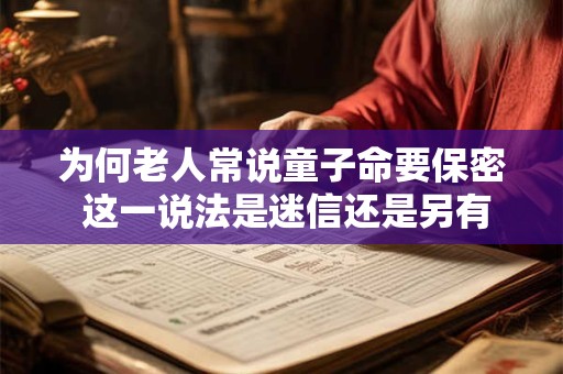 为何老人常说童子命要保密 这一说法是迷信还是另有玄机