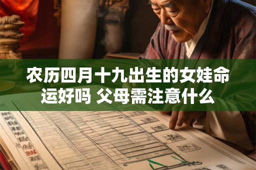 农历四月十九出生的女娃命运好吗 父母需注意什么