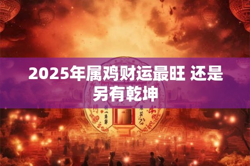 2025年属鸡财运最旺 还是另有乾坤