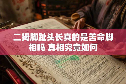 二拇脚趾头长真的是苦命脚相吗 真相究竟如何