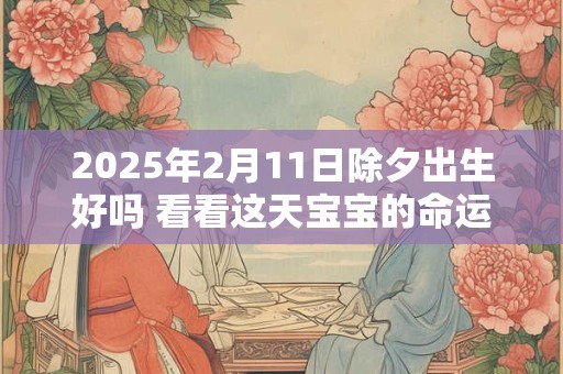 2025年2月11日除夕出生好吗 看看这天宝宝的命运如何