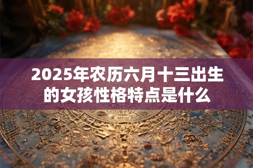 2025年农历六月十三出生的女孩性格特点是什么