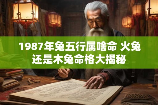 1987年兔五行属啥命 火兔还是木兔命格大揭秘