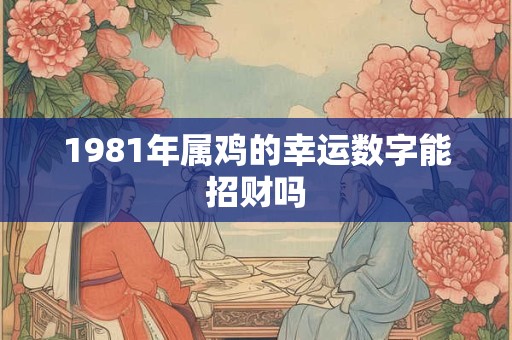 1981年属鸡的幸运数字能招财吗