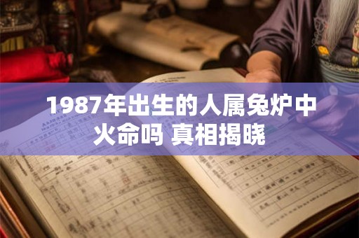 1987年出生的人属兔炉中火命吗 真相揭晓