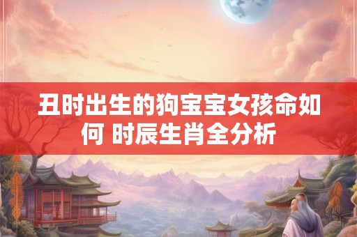 丑时出生的狗宝宝女孩命如何 时辰生肖全分析