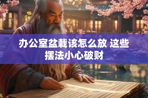 办公室盆栽该怎么放 这些摆法小心破财