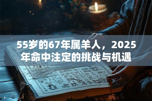 55岁的67年属羊人，2025年命中注定的挑战与机遇