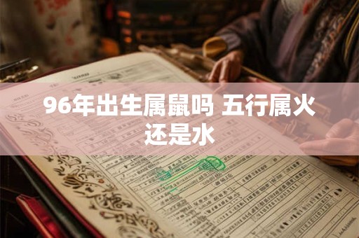 96年出生属鼠吗 五行属火还是水