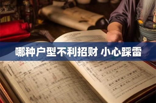哪种户型不利招财 小心踩雷