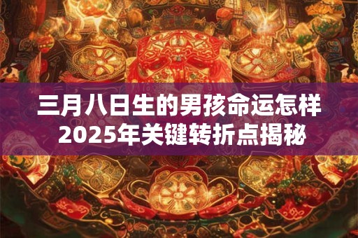 三月八日生的男孩命运怎样 2025年关键转折点揭秘