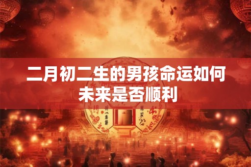 二月初二生的男孩命运如何 未来是否顺利