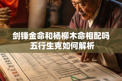 剑锋金命和杨柳木命相配吗 五行生克如何解析