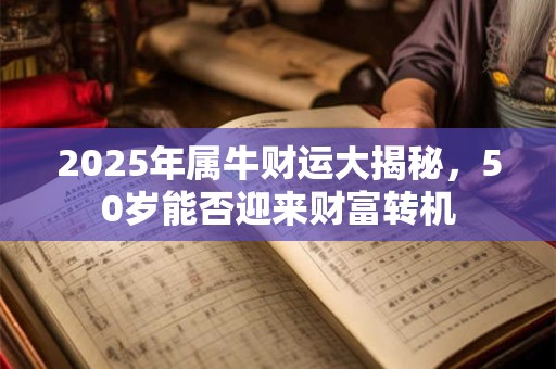 2025年属牛财运大揭秘，50岁能否迎来财富转机