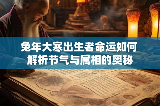 兔年大寒出生者命运如何 解析节气与属相的奥秘
