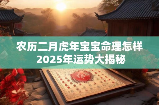 农历二月虎年宝宝命理怎样 2025年运势大揭秘