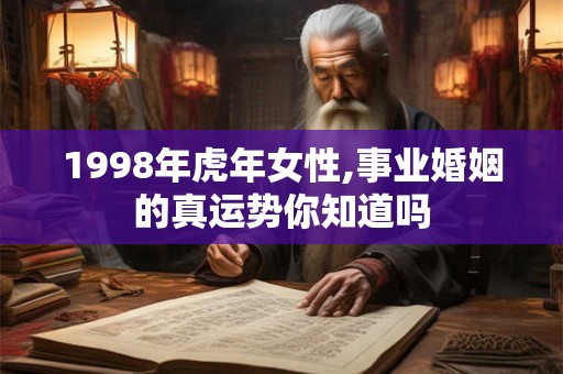 1998年虎年女性,事业婚姻的真运势你知道吗