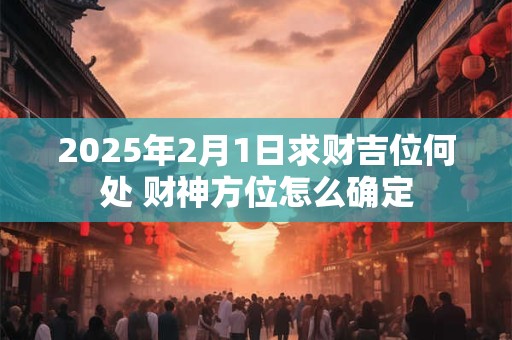 2025年2月1日求财吉位何处 财神方位怎么确定