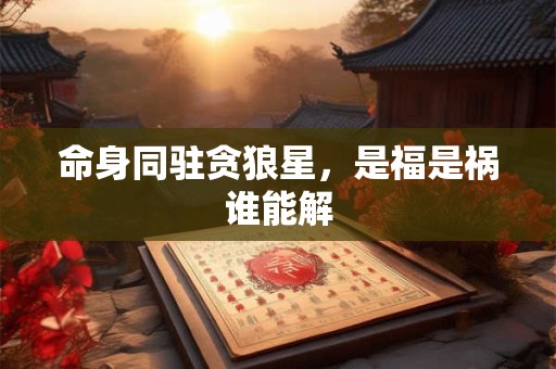 命身同驻贪狼星，是福是祸谁能解