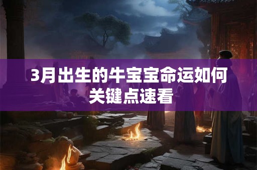 3月出生的牛宝宝命运如何 关键点速看