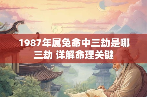 1987年属兔命中三劫是哪三劫 详解命理关键