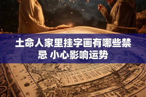 土命人家里挂字画有哪些禁忌 小心影响运势