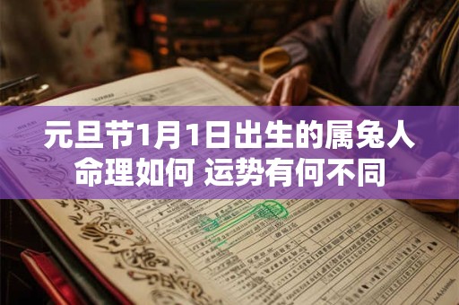 元旦节1月1日出生的属兔人命理如何 运势有何不同