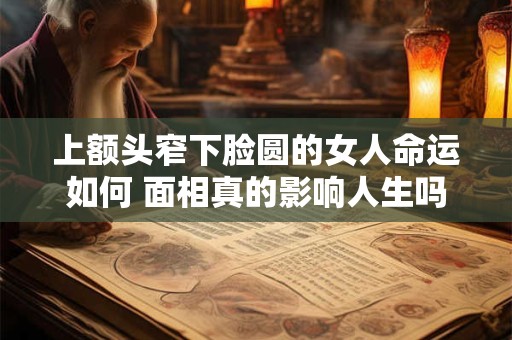 上额头窄下脸圆的女人命运如何 面相真的影响人生吗