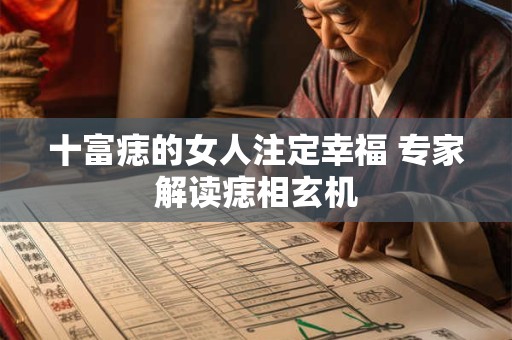 十富痣的女人注定幸福 专家解读痣相玄机