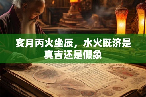 亥月丙火坐辰，水火既济是真吉还是假象
